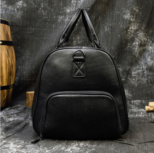 Antar Leather Duffel Bag | Sowika