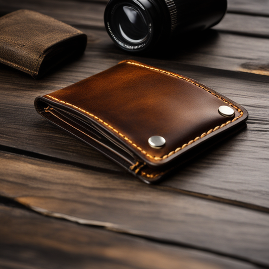 Leather wallet RFID protection for travel