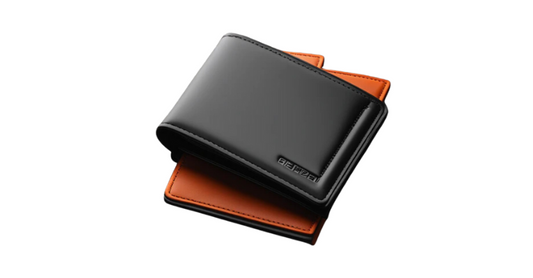 RFID Protected short leather wallet for men