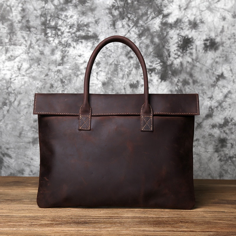 Minimalist Leather Tote Bag