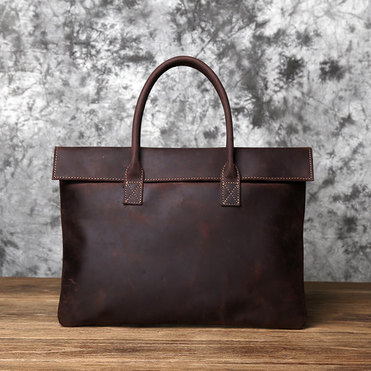 Minimalist Leather Laptop Bag