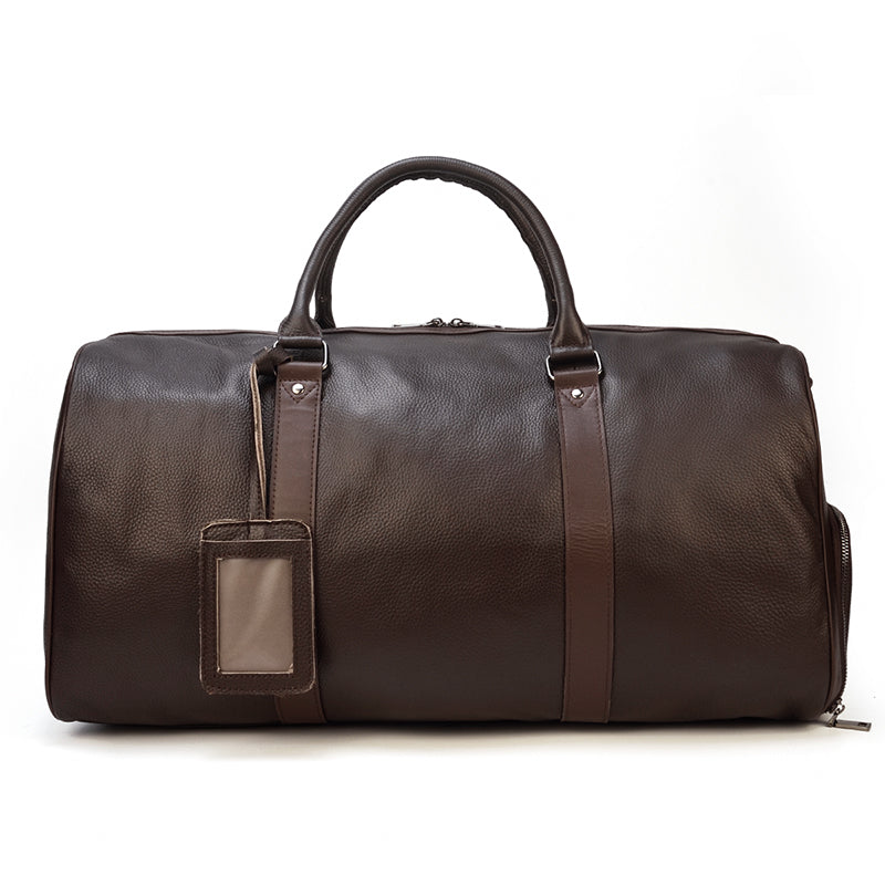 Antar Leather Weekender Duffle Bag