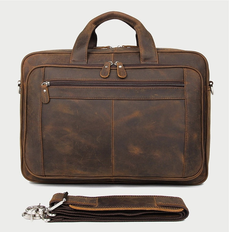 Executive Essence Italian Leather Briefcase – Sowika