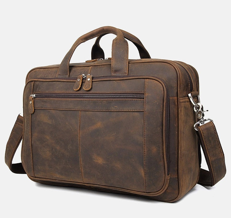 Executive Essence Italian Leather Briefcase – Sowika