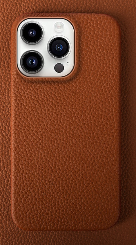 Handcrafted Leather Phone Case - Sleek, Drop-Resistant Protection
