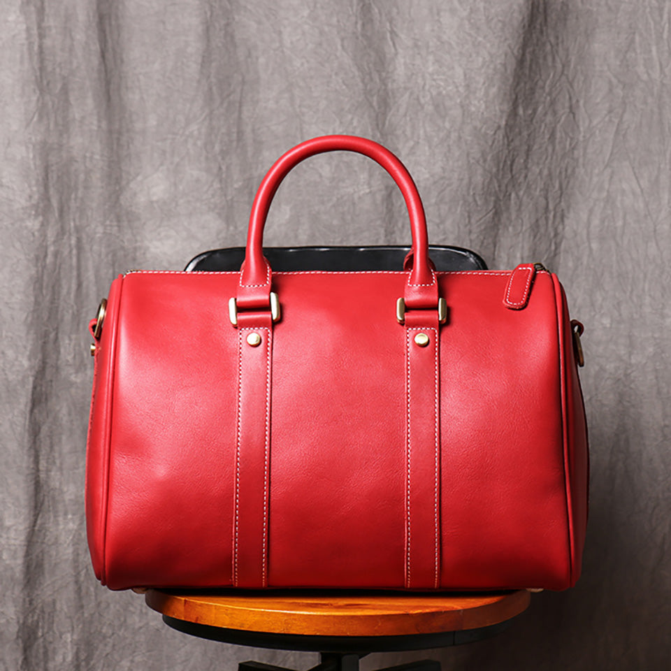Lorenzo Leather Weekender duffel bag – Sowika
