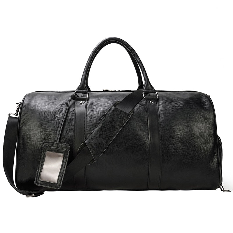 Antar Leather weekender duffle bag – Sowika
