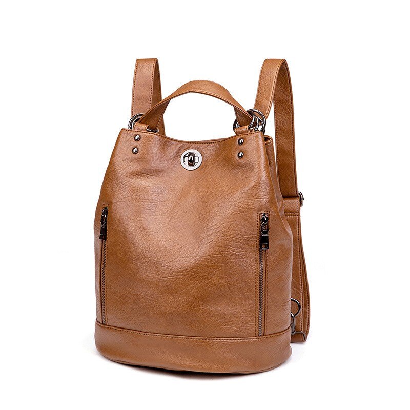 ChicFlex Triforma Leather Backpack